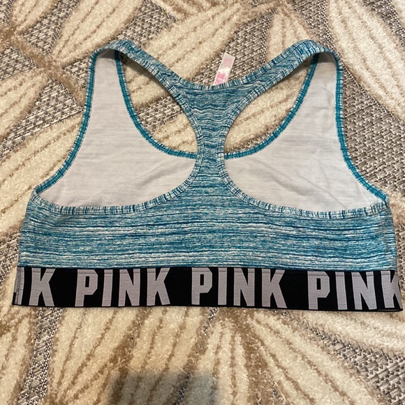 Pink Racerback Sports Bra - Picture 3 of 4